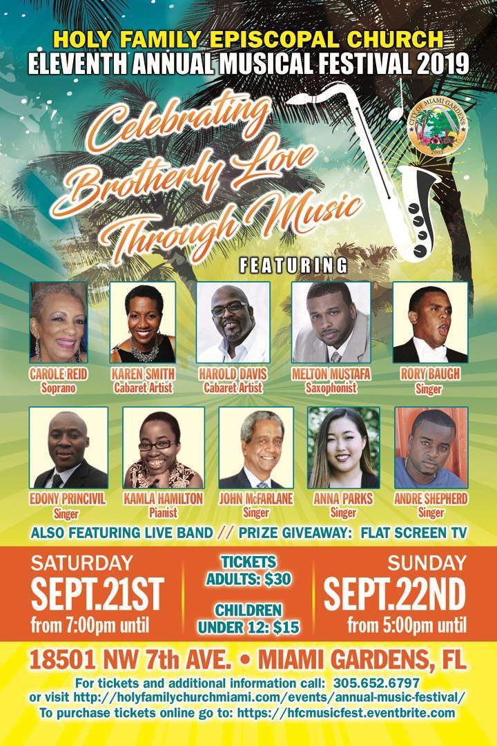 HFC’s Annual Music Festival | Holy Family Episcopal Church – Miami